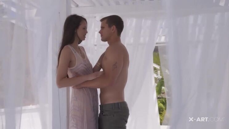 Young Brunette Gets A Second Facial