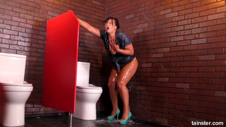 Crazy Aisha Bahadur Takes on a Cum-Filled Dildo Challenge