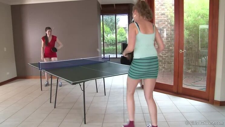 Nichole & Taliah's Passionate Ping Pong Encounter