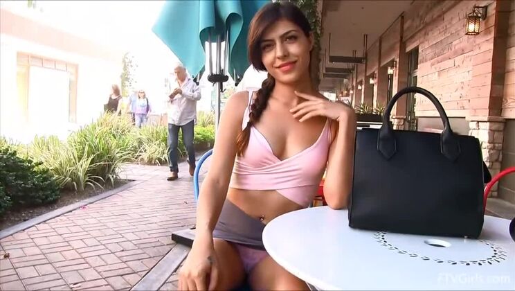 Audrey's Nudist Tease: Perfect Figure 7