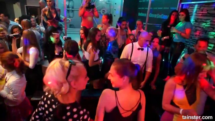 Orgy Part 1: Lesbian Group Sex with Blonde Mia and More