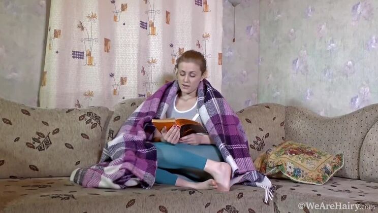 Hairy Woman Reads Erotica