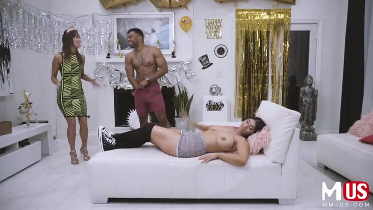 Violet Myers Stuns in Massive Tits Interracial Hardcore