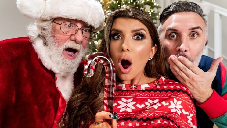 Keiran Lee Fucks Romi Rain's Bubble Butt in Front of Claus