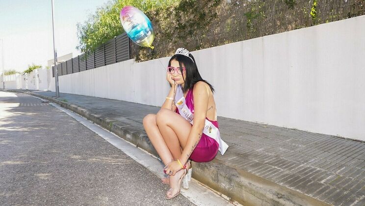 Girl Gets Doggystyle on Birthday