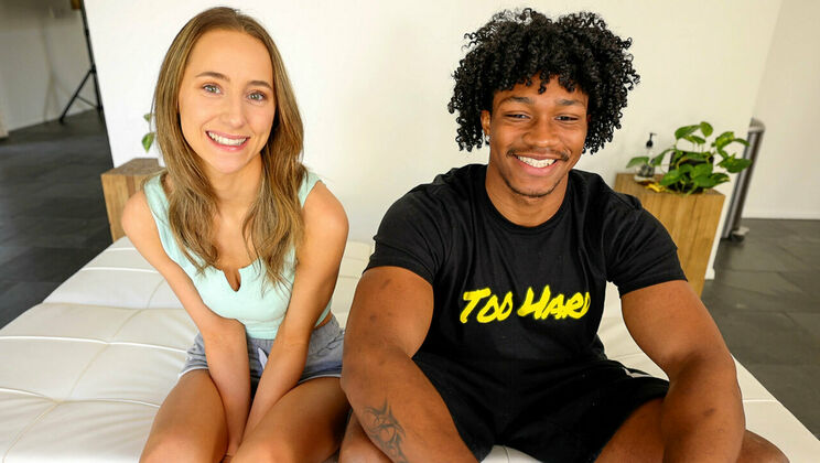 Madison Peach Blonde Teen Meets Big Cock Dennis Barkley