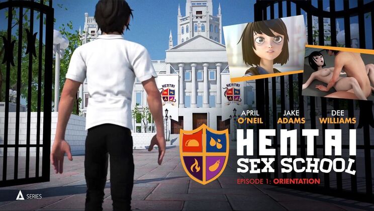 Hentai Animation - Big Tits Girl Gets Creampie
