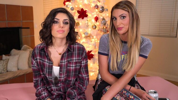Big Tits Lesbian Massage: Behind the Scenes