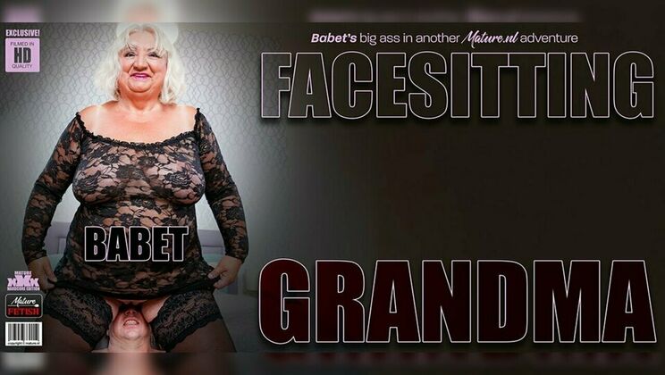 Curvy Hungarian mature Babet dominates Roberto with her big booty