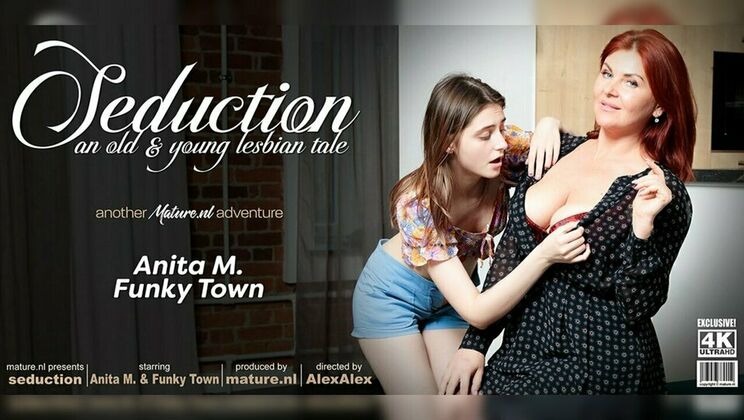 Funky Town and Anita M. in a Sizzling Lesbian Encounter