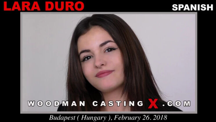 Lara Duro's Anal Casting with Cumshot and Gaping
