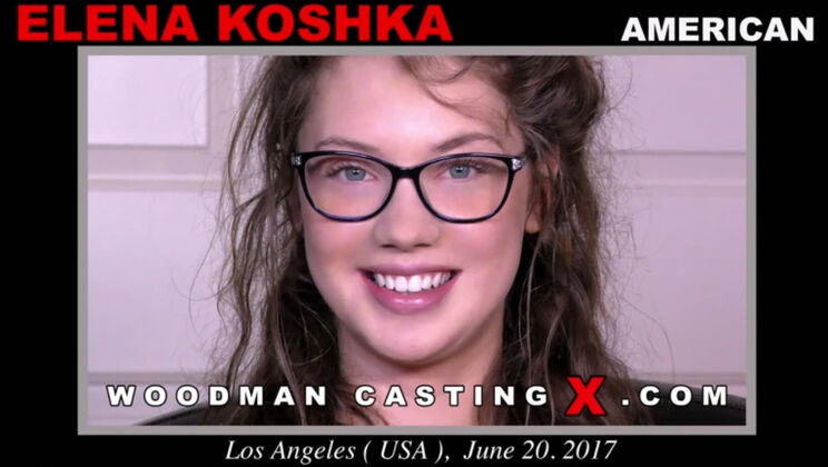Young Elena Koshka's Curly Brunette Casting