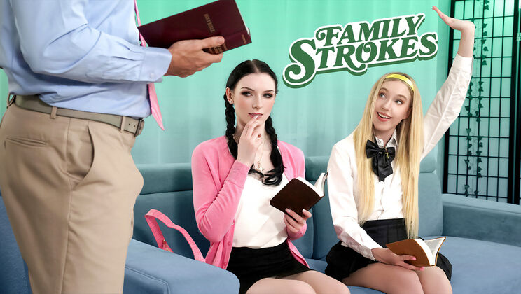 Celestina Blooms Gets Spanked During Bible Class