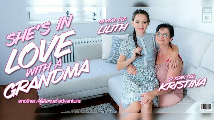 Mature Czech Kristina fucks young Lilith rough
