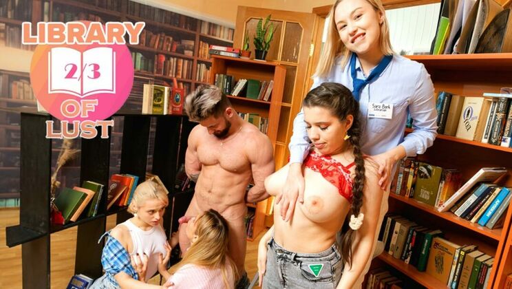 Library of Lust - Part 2: Brunette Apollon Slea Fucked Hard