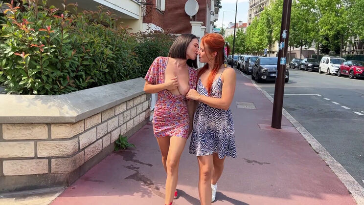 Lesbian Kissing and Touching