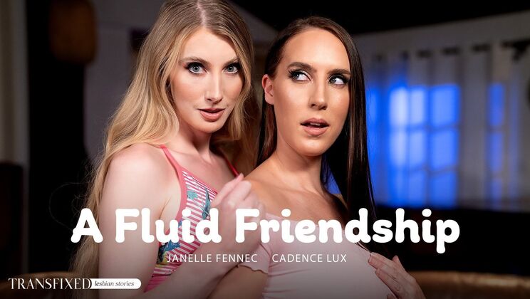 Shemale Cadence Lux Swallows Janelle's Cum
