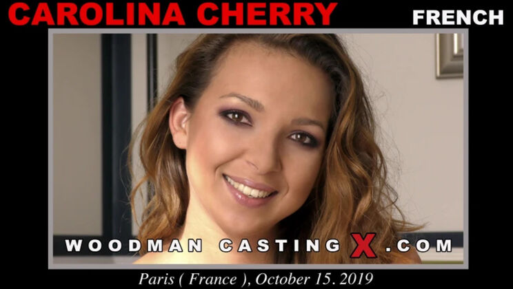 Carolina Cherry Shaved Pussy & Big Nipples in Hardcore Casting
