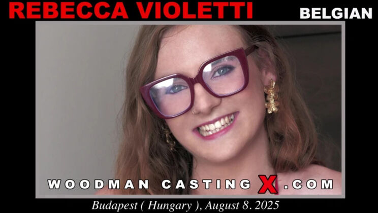 Young Rebecca Violetti Casting: First Time Anal with Rimming and Spanking