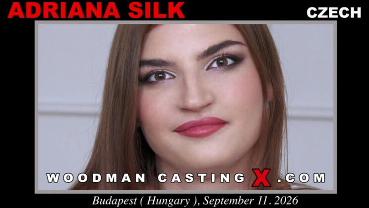 Adriana Silk Casting: Shaved Submissive Girl in Anal, DP, Gaping, Rimming, Spanked, Slapped, Orgasm
