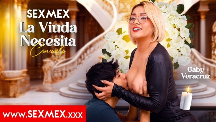 Gaby Veracruz Gives the Widow a Blowjob