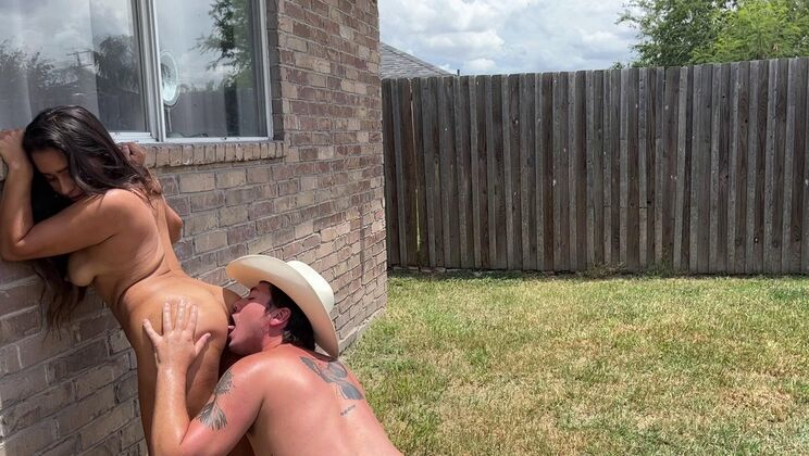 Backyard Rodeo: Alexa Zach Hetero Quickie Vanilla