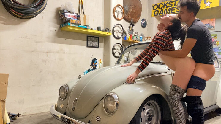 Josie & Karmann: Garage Sex with Lots of Moaning