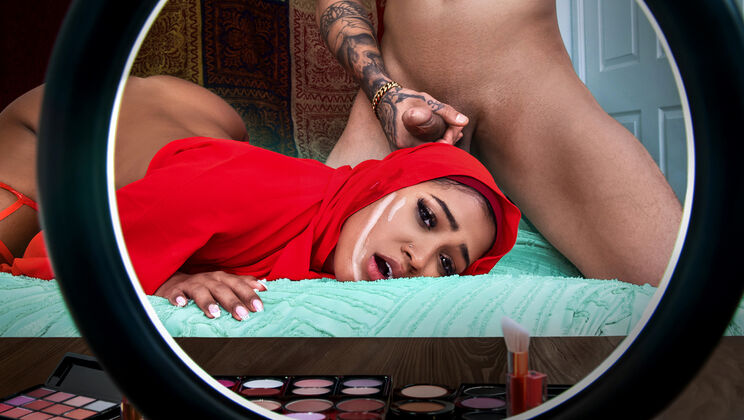 My Black Stepsister Swallows My Cum for Skincare