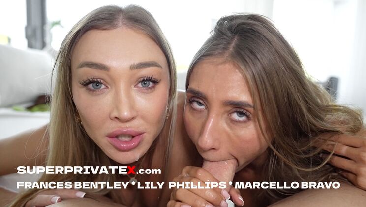 Frances Bentley Big Tits Blonde Rides and Gets Fucked in Threesome