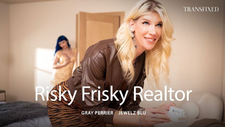 Frisky Realtor Handjob and Blowjob