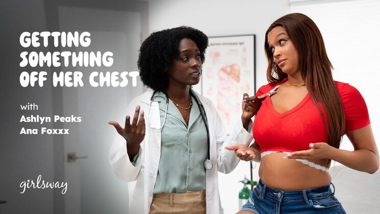Getting Something Off Her Chest: Big Tits Lesbian Fun