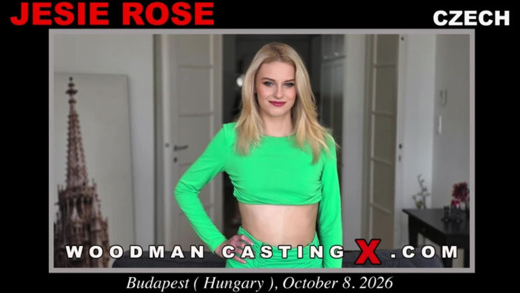 Jesie Rose Casting Rough Blowjob Cumshot